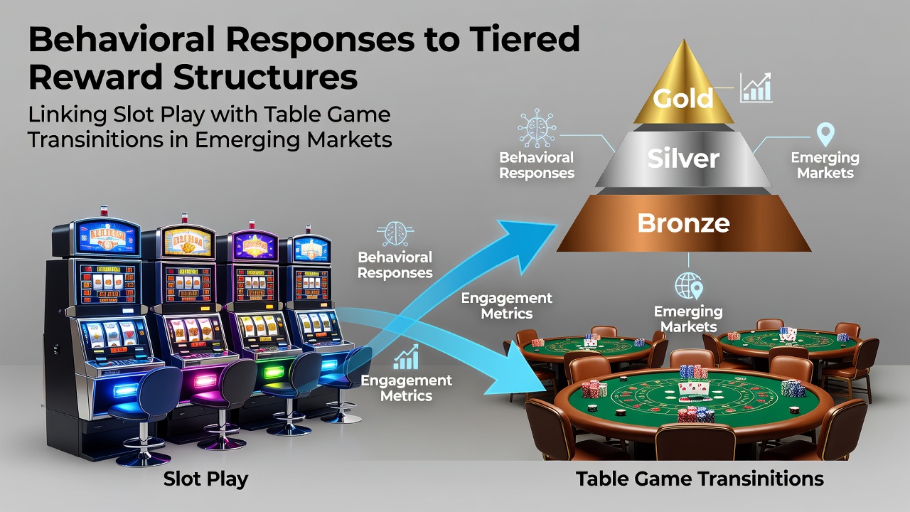 Casino floor layout showing slot machines transitioning into table game areas in an emerging market resort