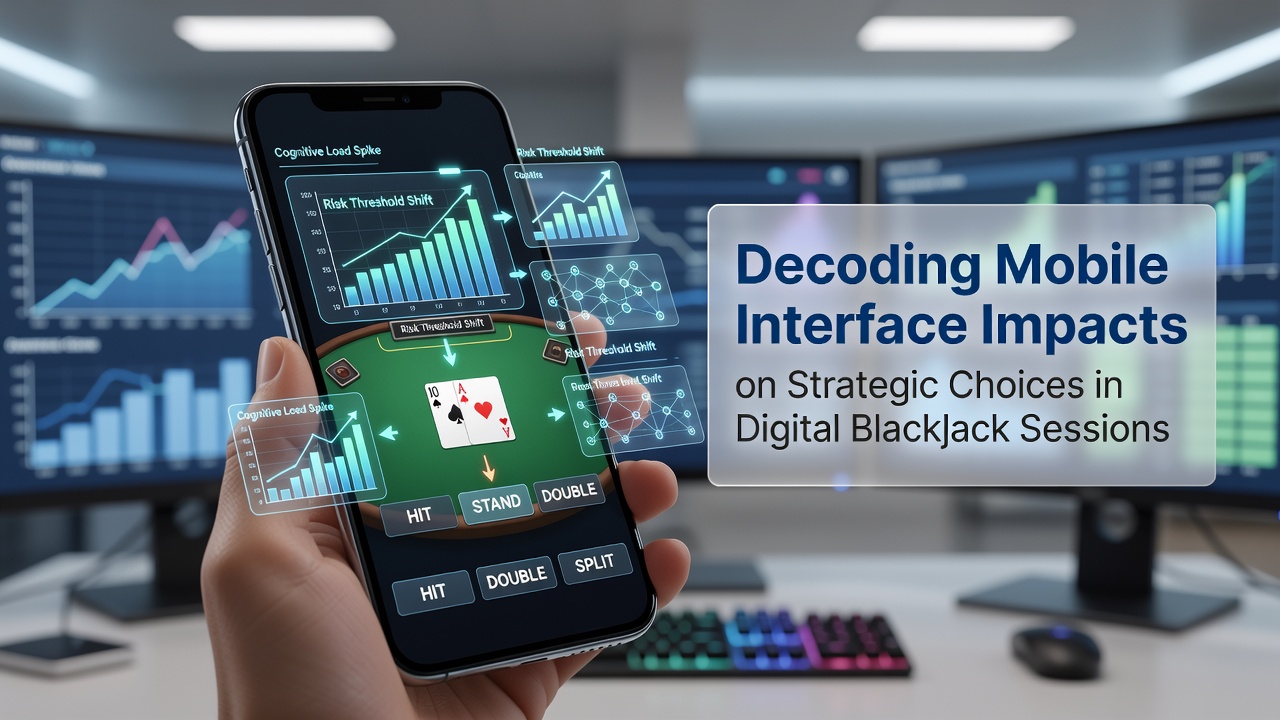 Mobile blackjack interface showing card layout and betting controls on a smartphone screen