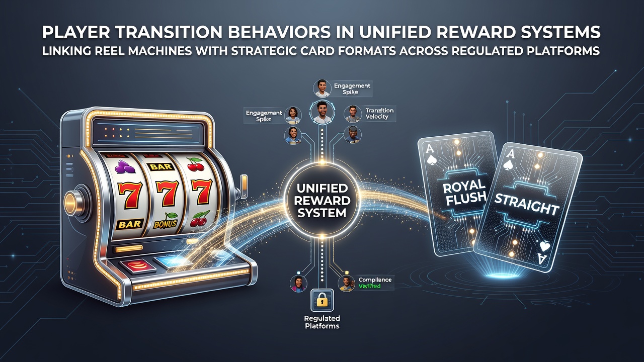 Casino floor showing reel machines adjacent to card gaming areas with players moving between formats